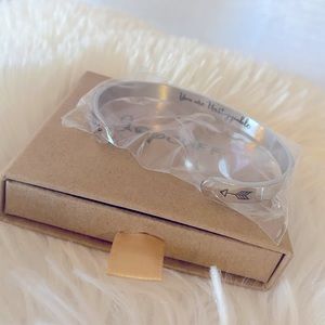 Ladies silver cuff bracelet